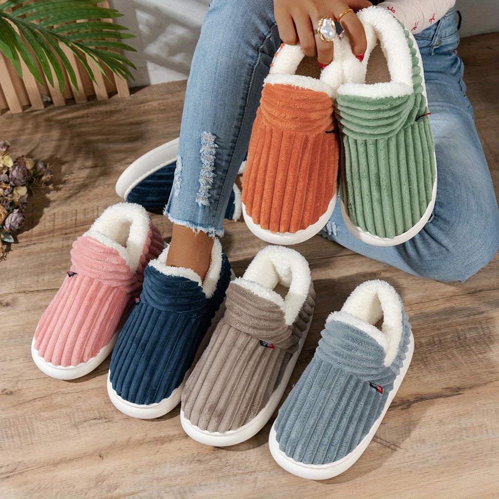 Braelynn - Pantoufles d'intérieur en peluche
