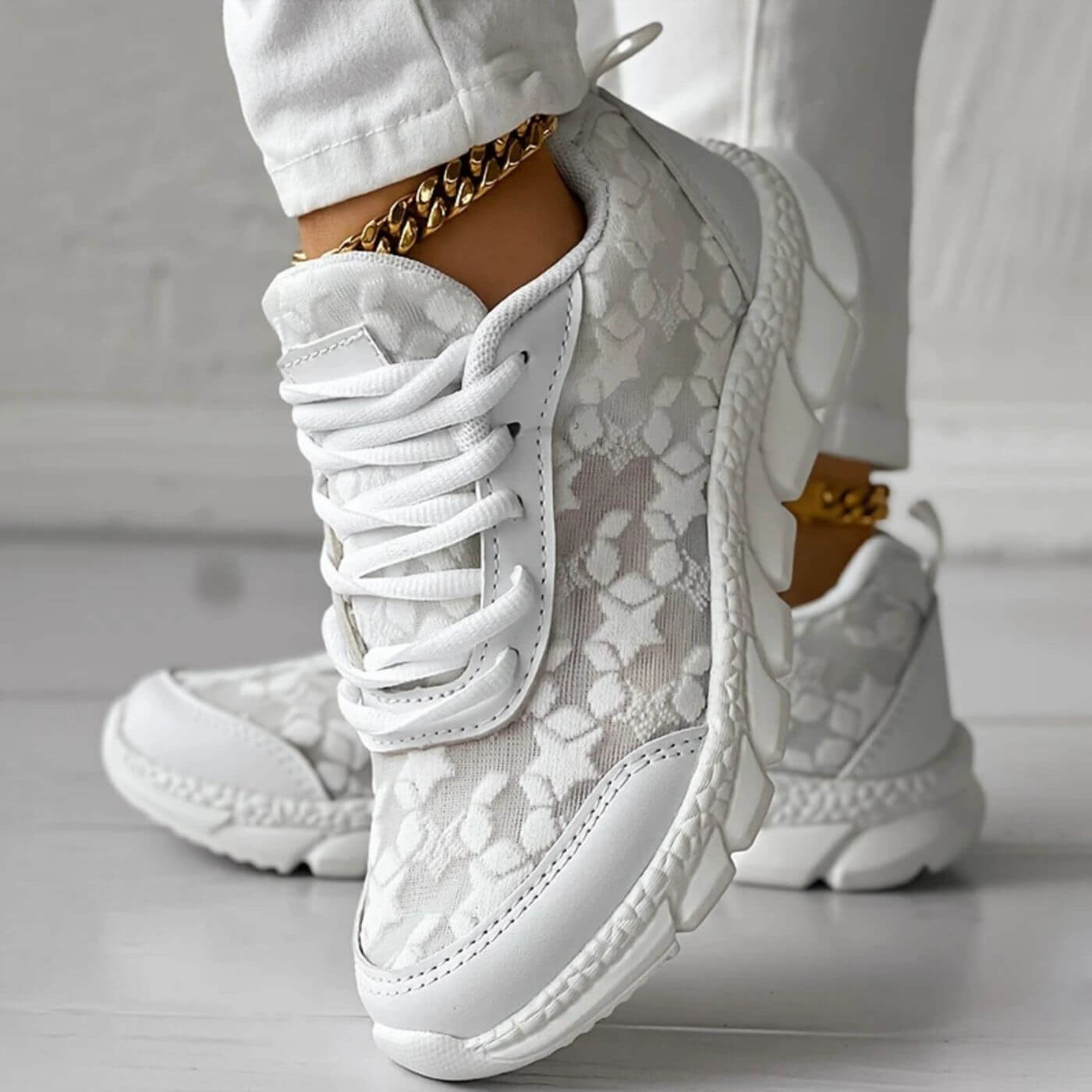 Elyria – Chaussures en Résille Stylées