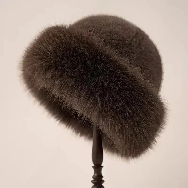 Kora - Chapeau élégant en fausse fourrure