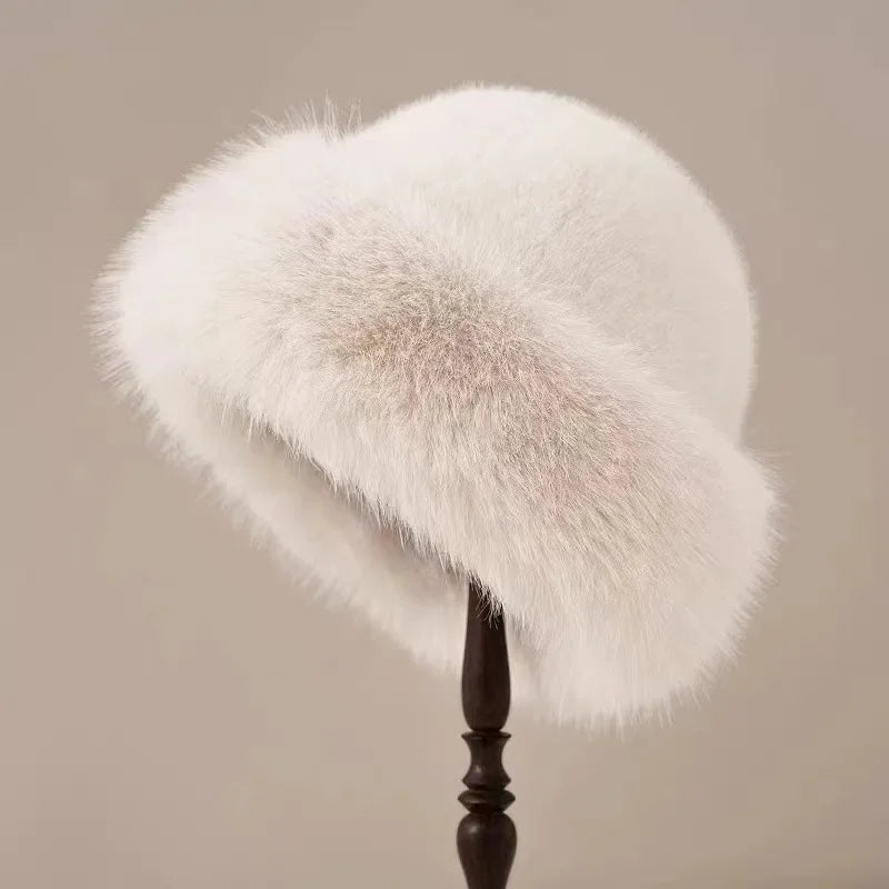Kora - Chapeau élégant en fausse fourrure