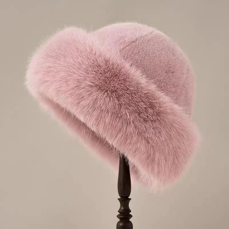 Kora - Chapeau élégant en fausse fourrure