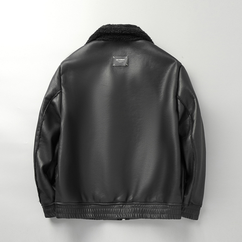 Blouson Bogota Sherpa En Cuir