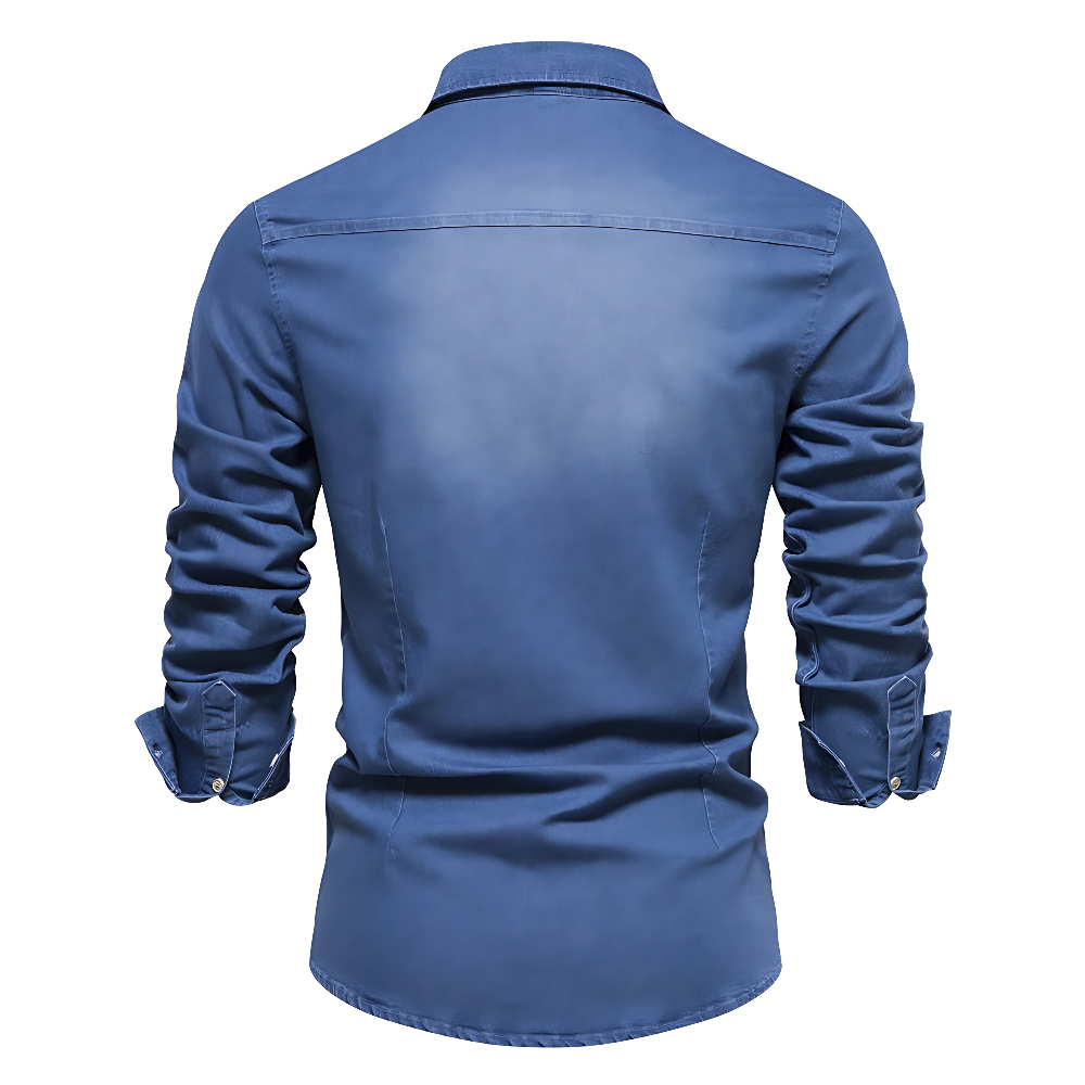 Carven - Chemise en denim décontractée et élégante