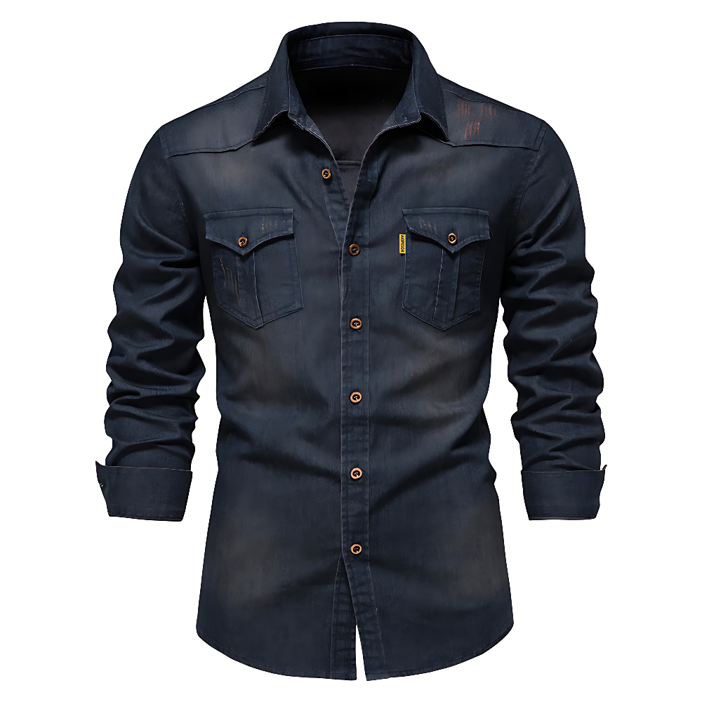 Carven - Chemise en denim décontractée et élégante