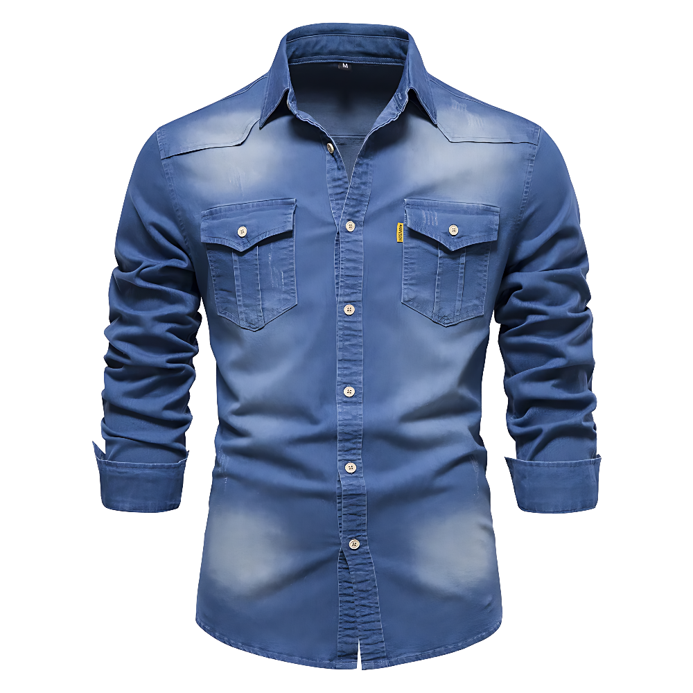Carven - Chemise en denim décontractée et élégante